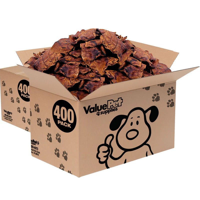ValueBull USA Rawhide Chips, Natural Beef Flavor, 800 Count Wholesale Pack - ValuePetSupplies