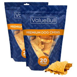 ValueBull USA Rawhide Chips, Chicken Infused, 2 Pound - ValuePetSupplies