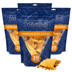 ValueBull USA Rawhide Chips, Chicken Infused, 4 Pound - ValuePetSupplies
