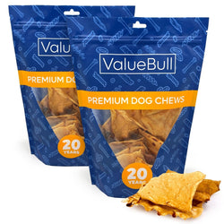 ValueBull USA Rawhide Chips, Chicken Infused, 50 Count - ValuePetSupplies
