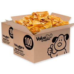 ValueBull Beef Backstrap Tendons, Premium, 200 Count Bulk Pack - ValuePetSupplies