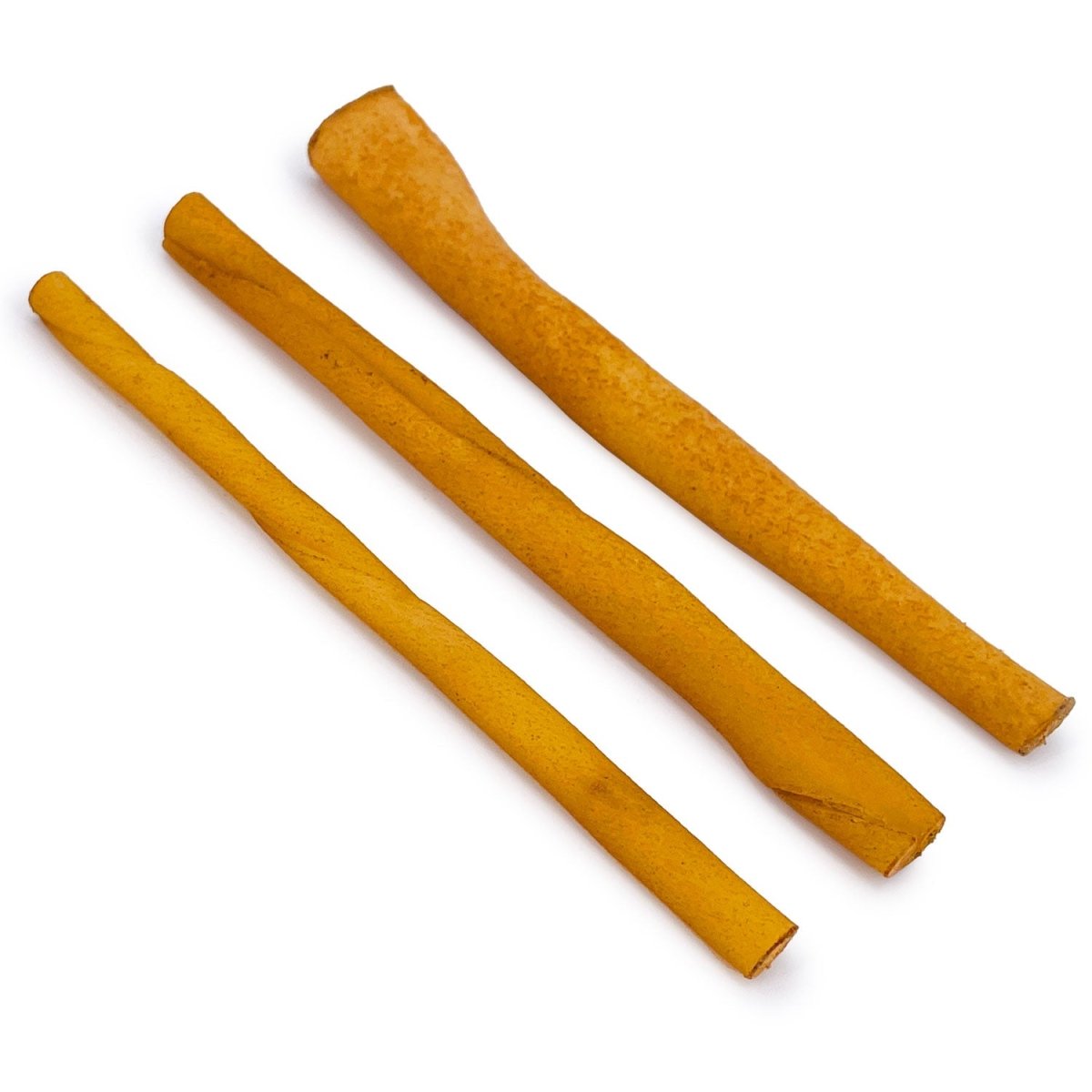 ValueBull USA Rawhide Twists for Small Dogs, 5 Inch, Smoked, Varied Thicknesses, 50 Count - ValuePetSupplies