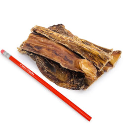 ValueBull Beef Jerky Gullet Strips Dog Chews, 100 Count - ValuePetSupplies