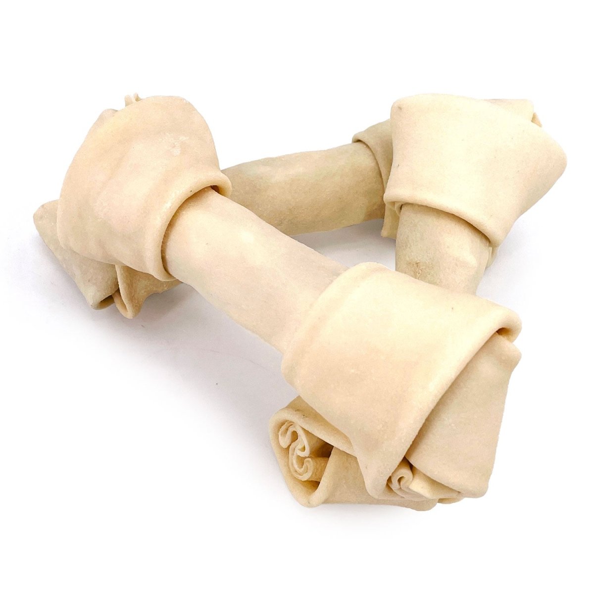 ValueBull USA Rawhide Dog Bones, Premium Thick Cut, 6 Inch, Natural Flavor, 10 Count - ValuePetSupplies
