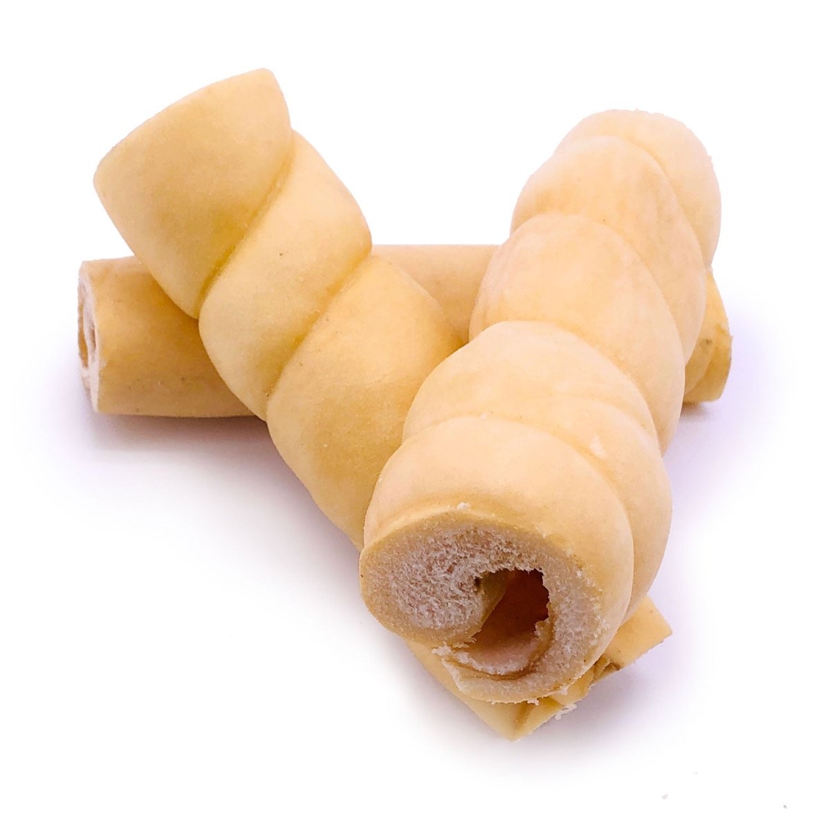 ValueBull Beef Cheek Rolls, Long Lasting Dog Chews, Jumbo 5 - 6 Inch, 25 Count BULK PACK - ValuePetSupplies