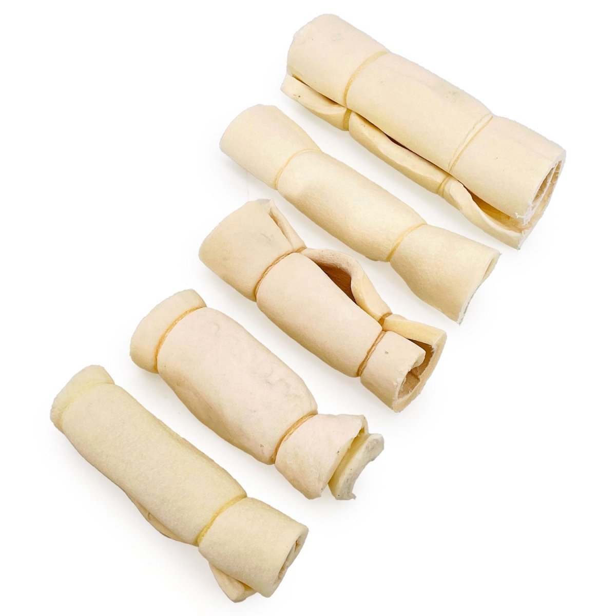 ValueBull Beef Cheek Rolls, Long Lasting Dog Chews, Varied Shapes, 1 Pound - ValuePetSupplies