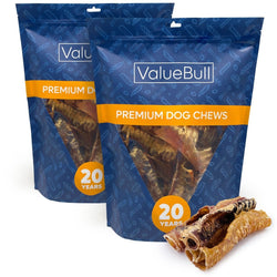 ValueBull Beef Trachea, Varied Shapes, 4 Pounds - ValuePetSupplies