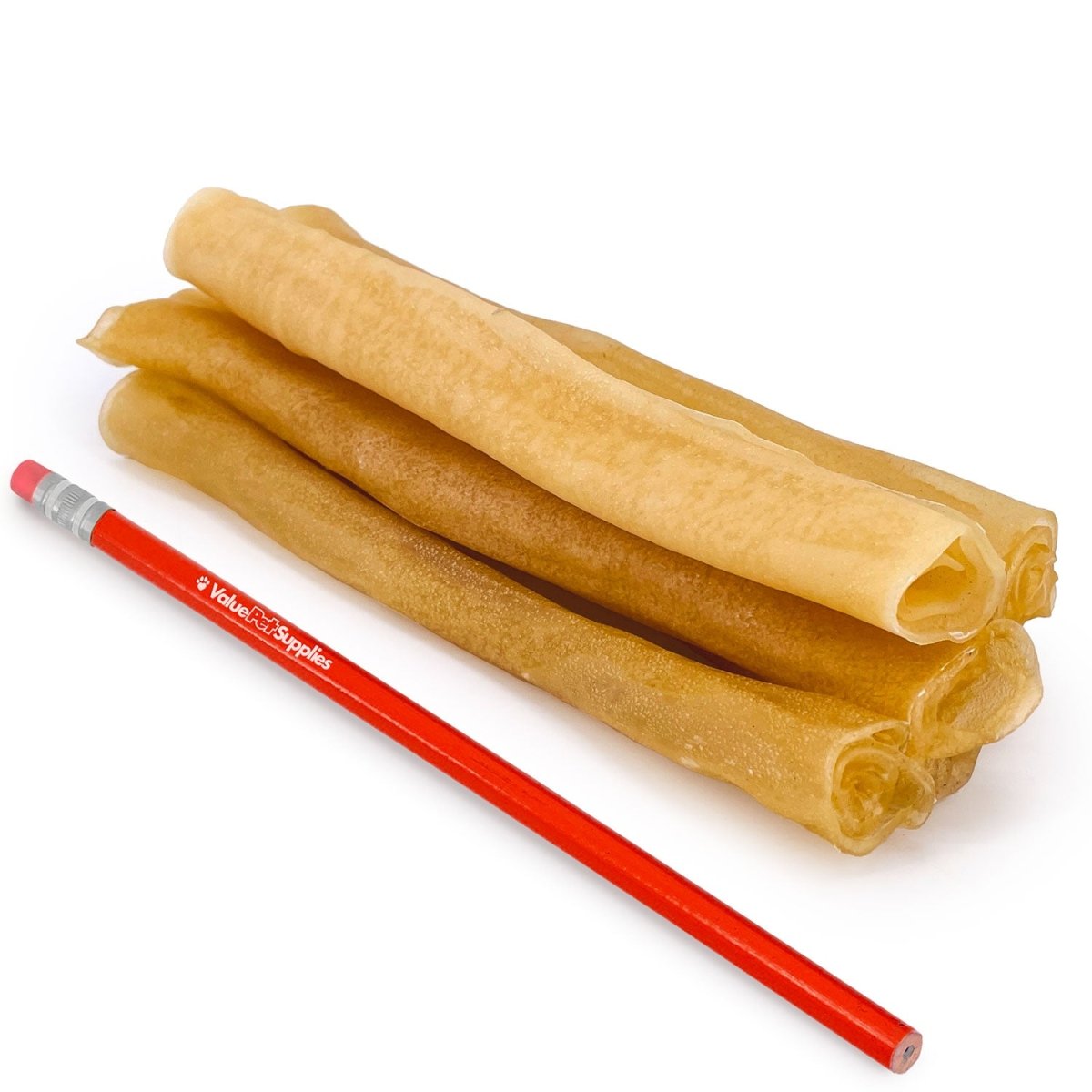 ValueBull Buffalo Collagen Sticks For Dogs, Bully Sticks & Rawhide Alternative, Medium 6 Inch, 10 Count - ValuePetSupplies