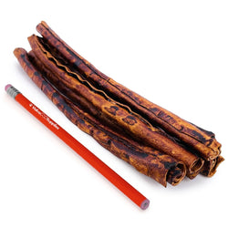 ValueBull USA Retriever Rolls for Small Dogs, Premium Rawhide, Thin 10 Inch, Natural Beef Flavor, 25 Count - ValuePetSupplies