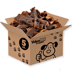 ValueBull Camel Skin Slices for Dogs, 5 Pound - ValuePetSupplies