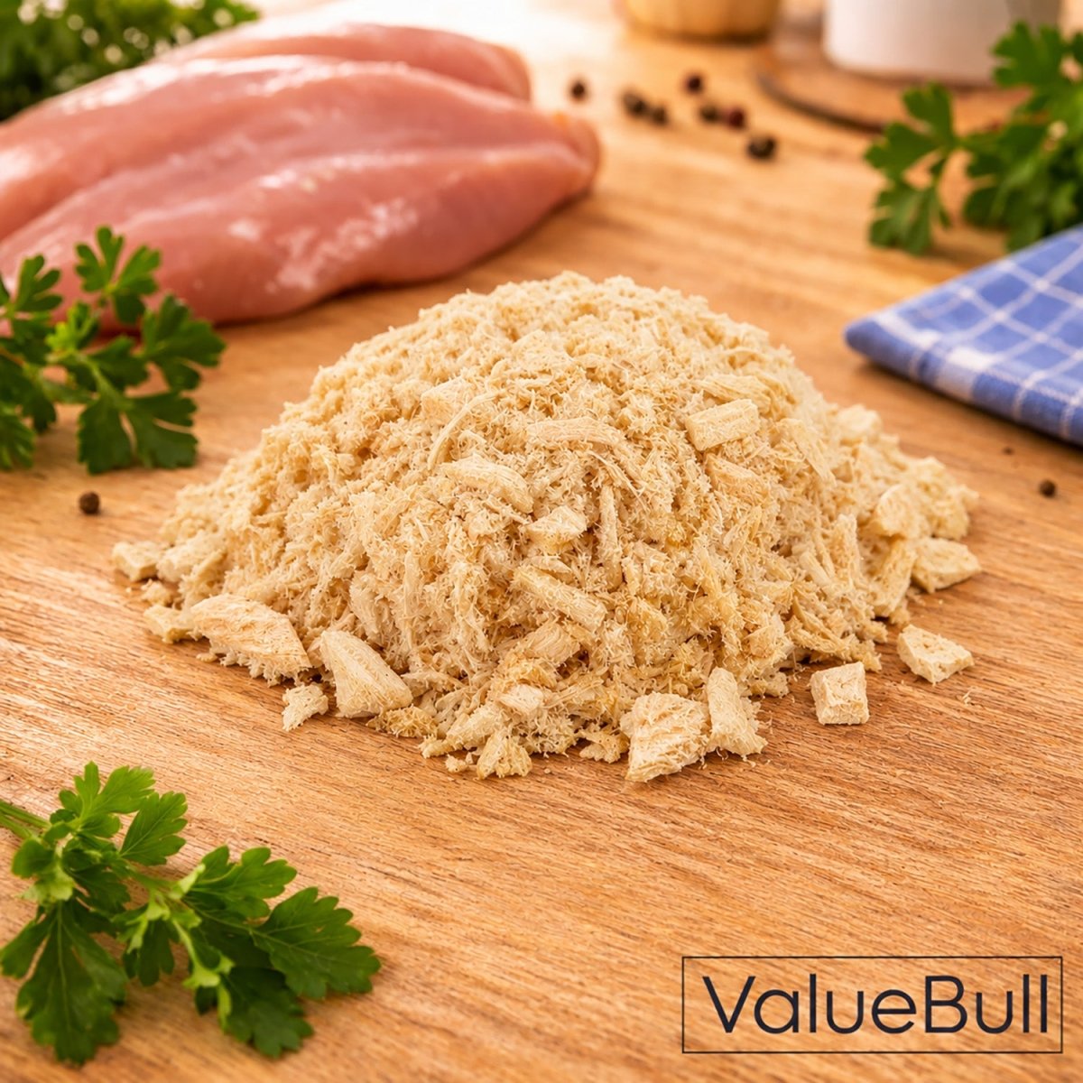 ValueBull USA Freeze Dried Chicken Breast Food Topper for Dogs & Cats, 1 Pound - 1