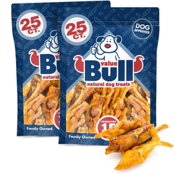 ValueBull Chicken Feet for Dogs, 50 Count - ValuePetSupplies