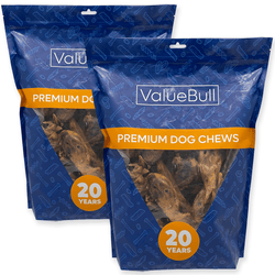 ValueBull Duck Heads for Dogs, 100 Count Wholesale Pack - ValuePetSupplies