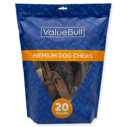 ValueBull Hairy Goat Ears for Dogs, 25 Count - ValuePetSupplies