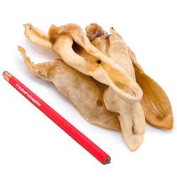 ValueBull Lamb Ears Dog Chews, Varied Shapes, Sizes & Colors, 20 Pound BULK PACK - ValuePetSupplies