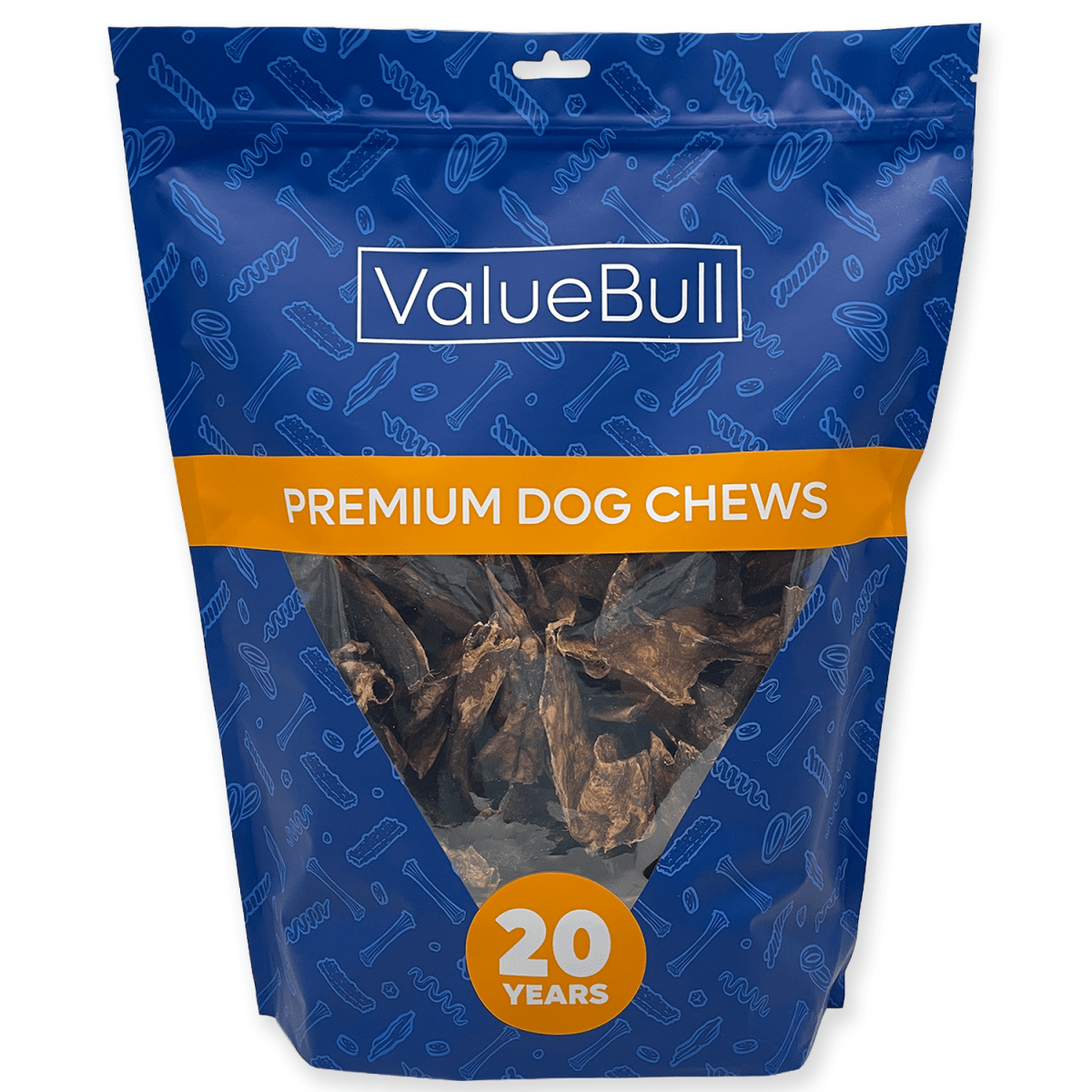 ValueBull Lamb Lung for Dogs, Varied Shapes and Sizes, 2 Pound - 2
