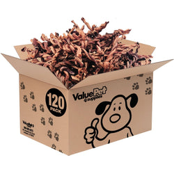 ValueBull Pizzle Twists, Premium Lamb, 120 Count Bulk Pack - ValuePetSupplies