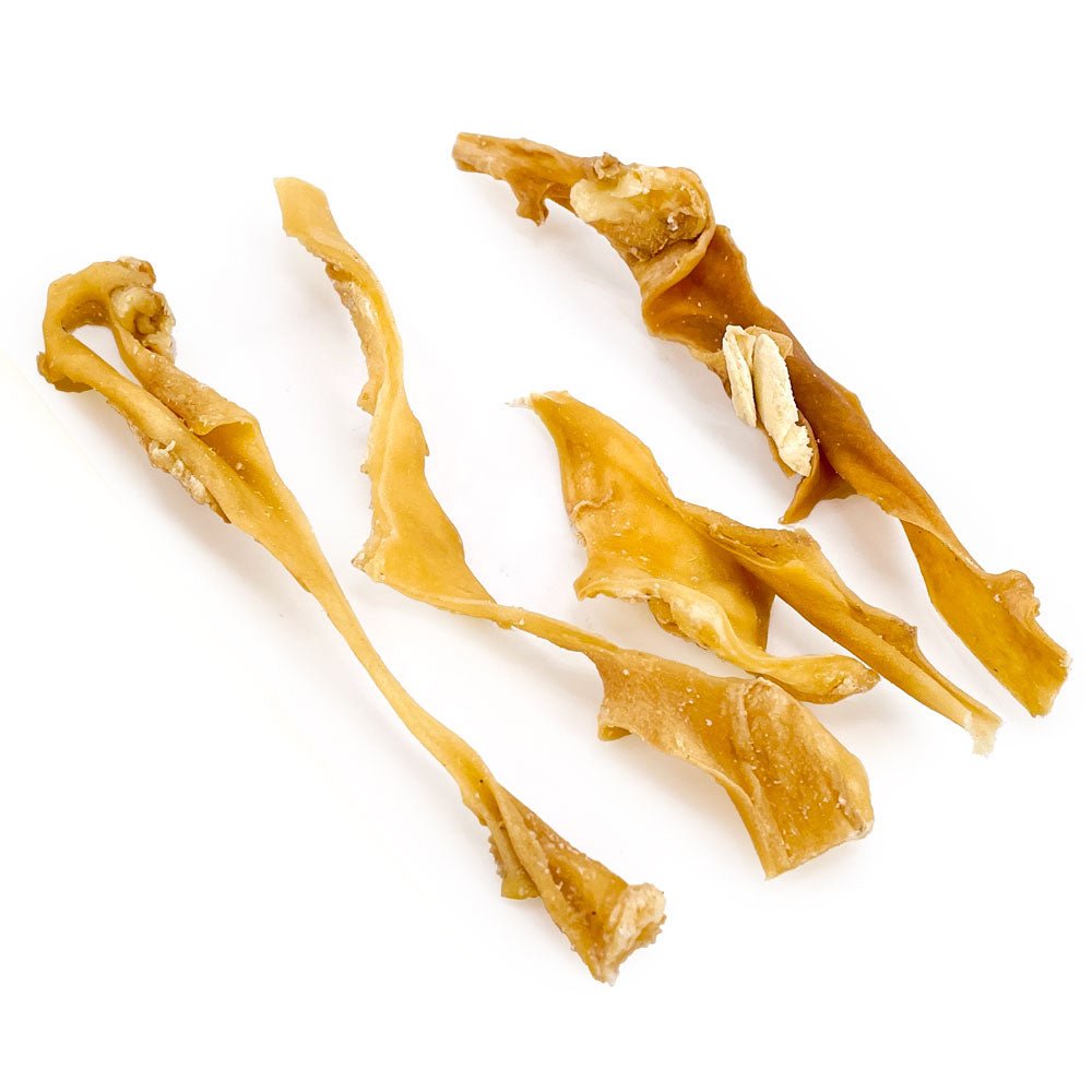 ValueBull Cheek Slices, Premium Lamb Dog Chews, Varied Shapes, 1 Pound - ValuePetSupplies