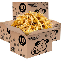 ValueBull Cheek Slices, Premium Lamb Dog Chews, Varied Shapes, 40 Pounds WHOLESALE PACK - ValuePetSupplies