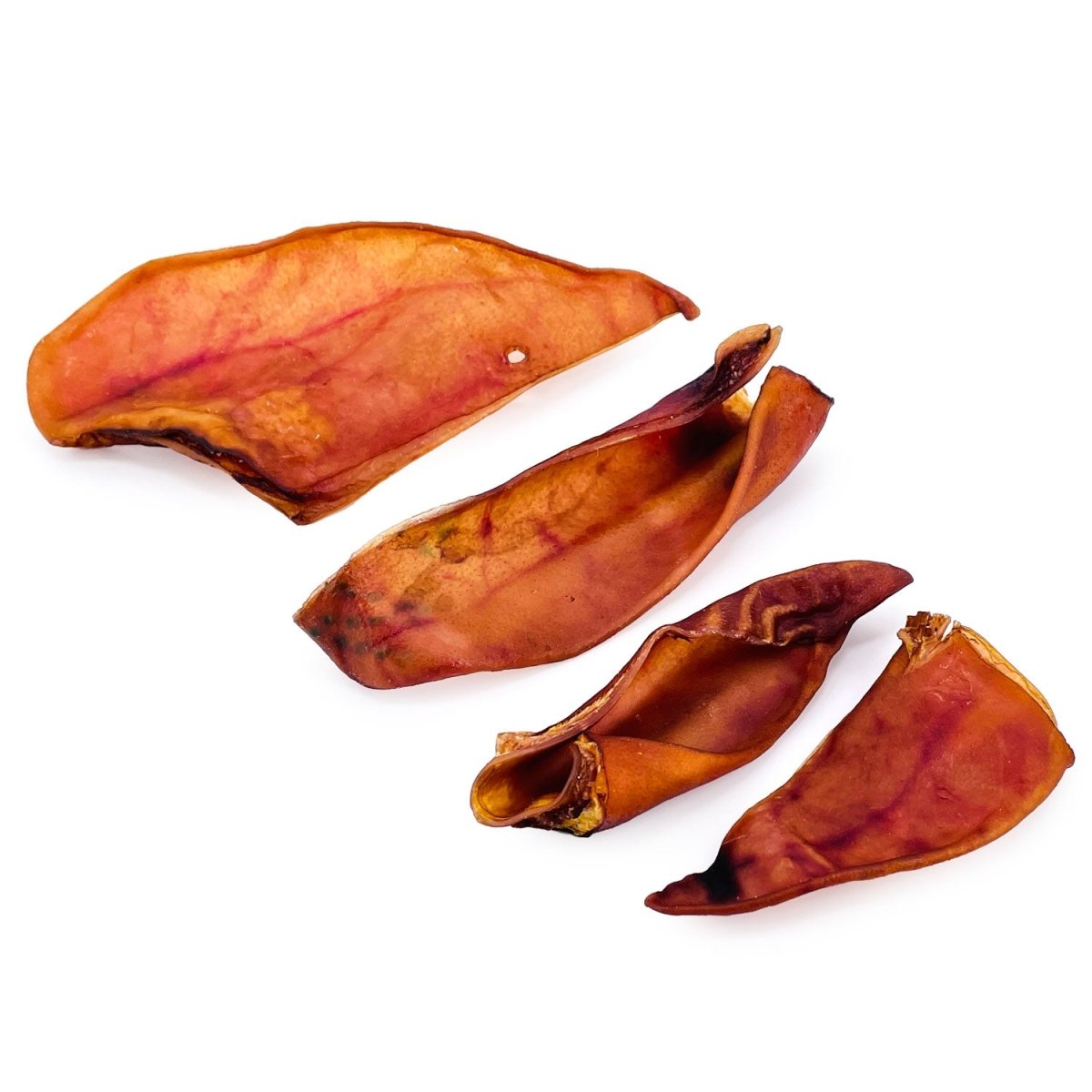 ValueBull Pig Ears for Dogs, 100% Pork Chews, Varied Sizes/Shapes, 4 Pound - ValuePetSupplies