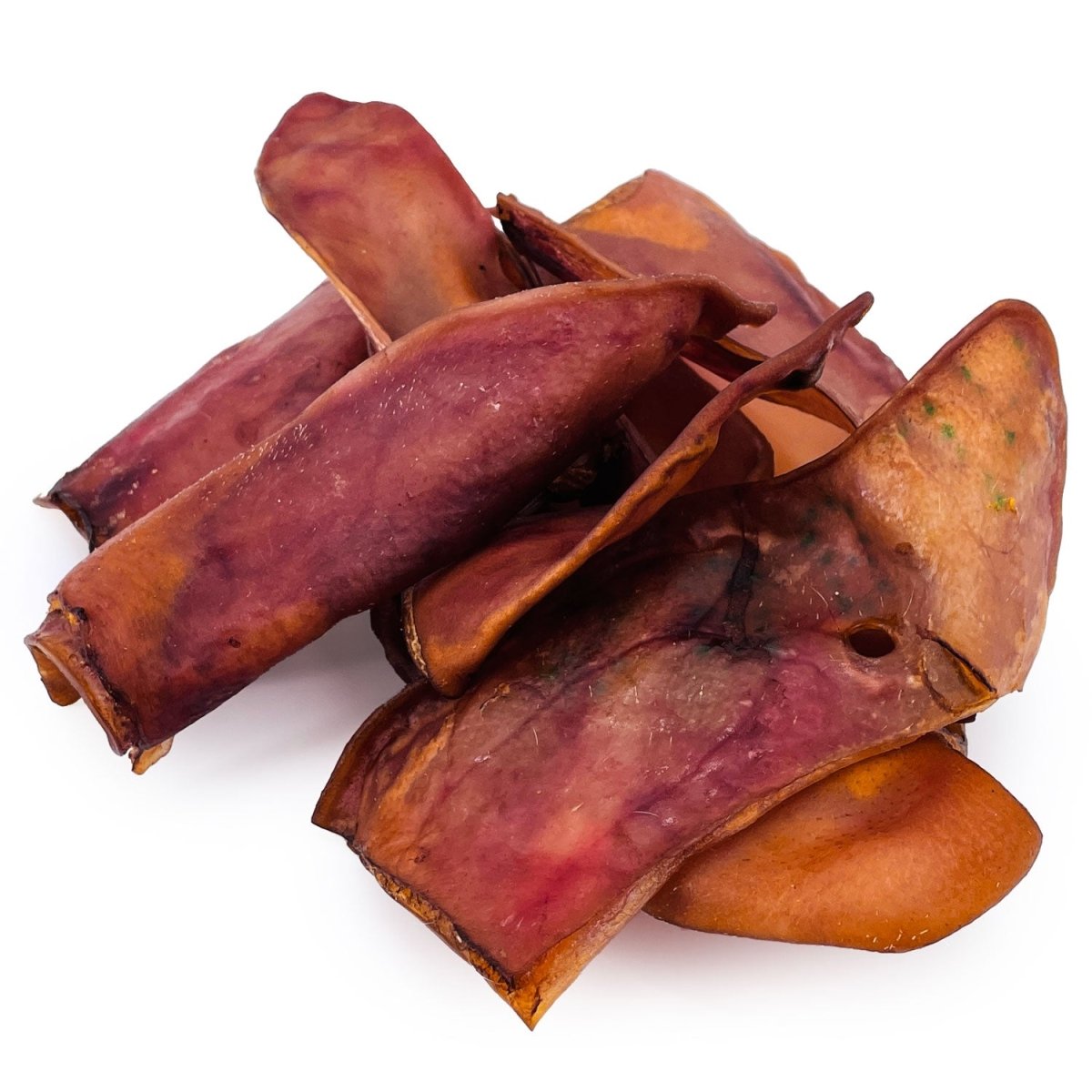 ValueBull Pig Ears for Dogs, 100% Pork Chews, Varied Sizes/Shapes, 4 Pound - ValuePetSupplies