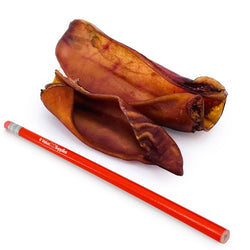 ValueBull Pig Ears for Dogs, 100% Pork Chews, Varied Sizes/Shapes, 4 Pound - ValuePetSupplies