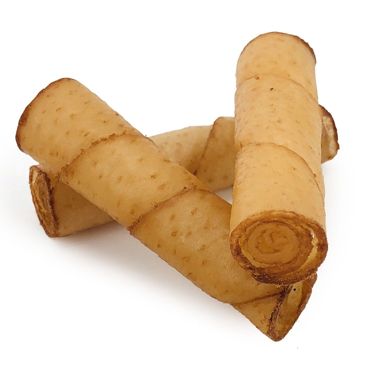 ValueBull USA Pig Skin Twist Rolls, 4-5 Inch, Smoked, 100 Count Bulk Pack - 100 Count