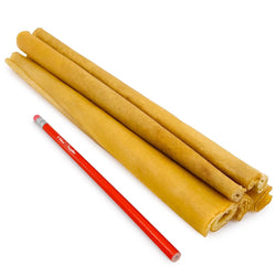 ValueBull USA Pig Skin Retriever Rolls, 12 Inch, Smoked, 25 ct. - ValuePetSupplies