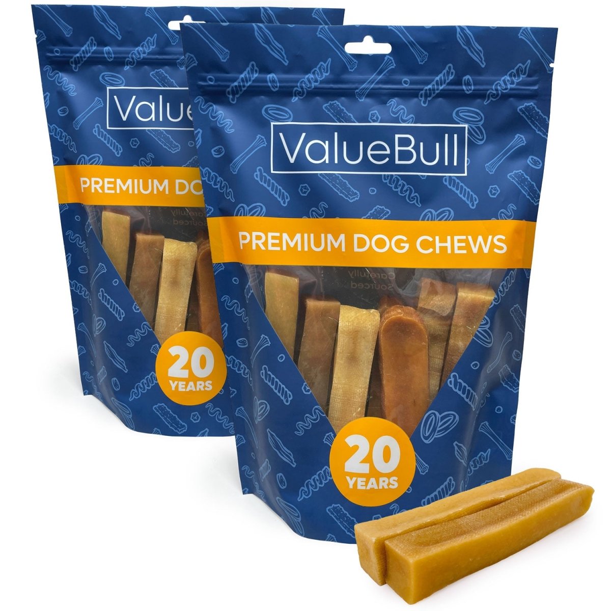 ValueBull Himalayan Yak Cheese Dog Chews, Large, 4 lb - ValuePetSupplies