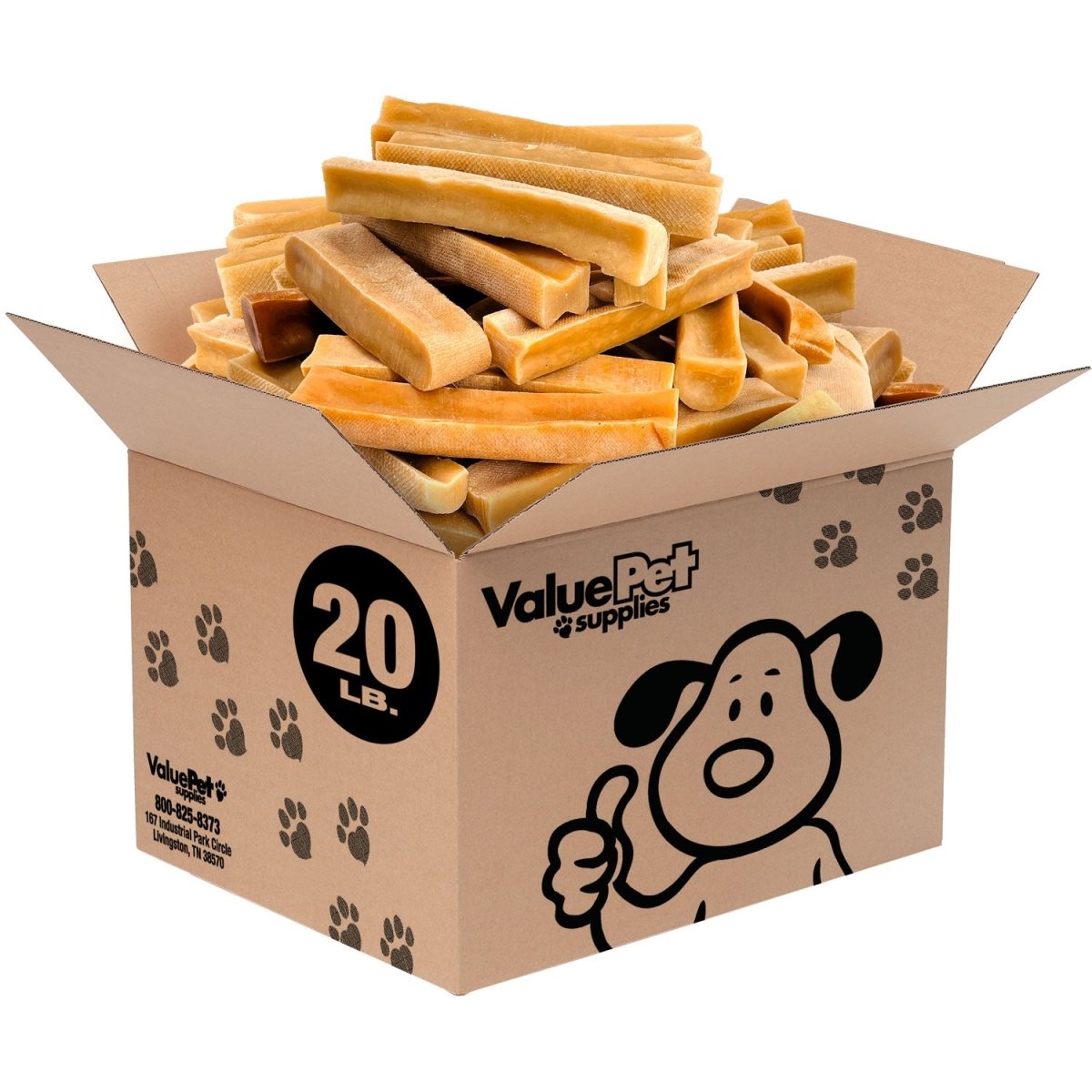 ValueBull Himalayan Yak Cheese Dog Chews, Large, 20 lb BULK PACK - ValuePetSupplies