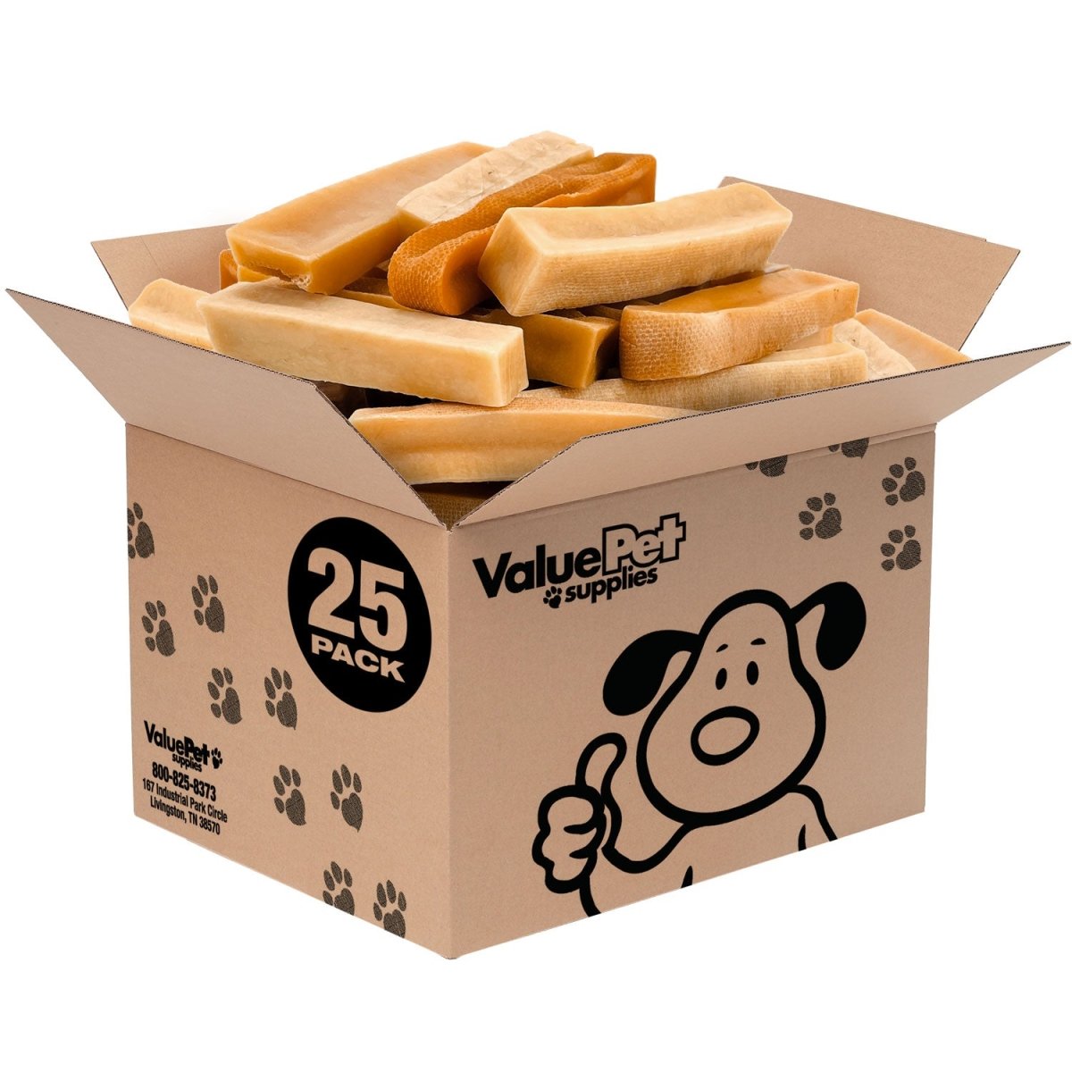 ValueBull Himalayan Yak Cheese Dog Chews, Medium, 25 ct BULK PACK - ValuePetSupplies