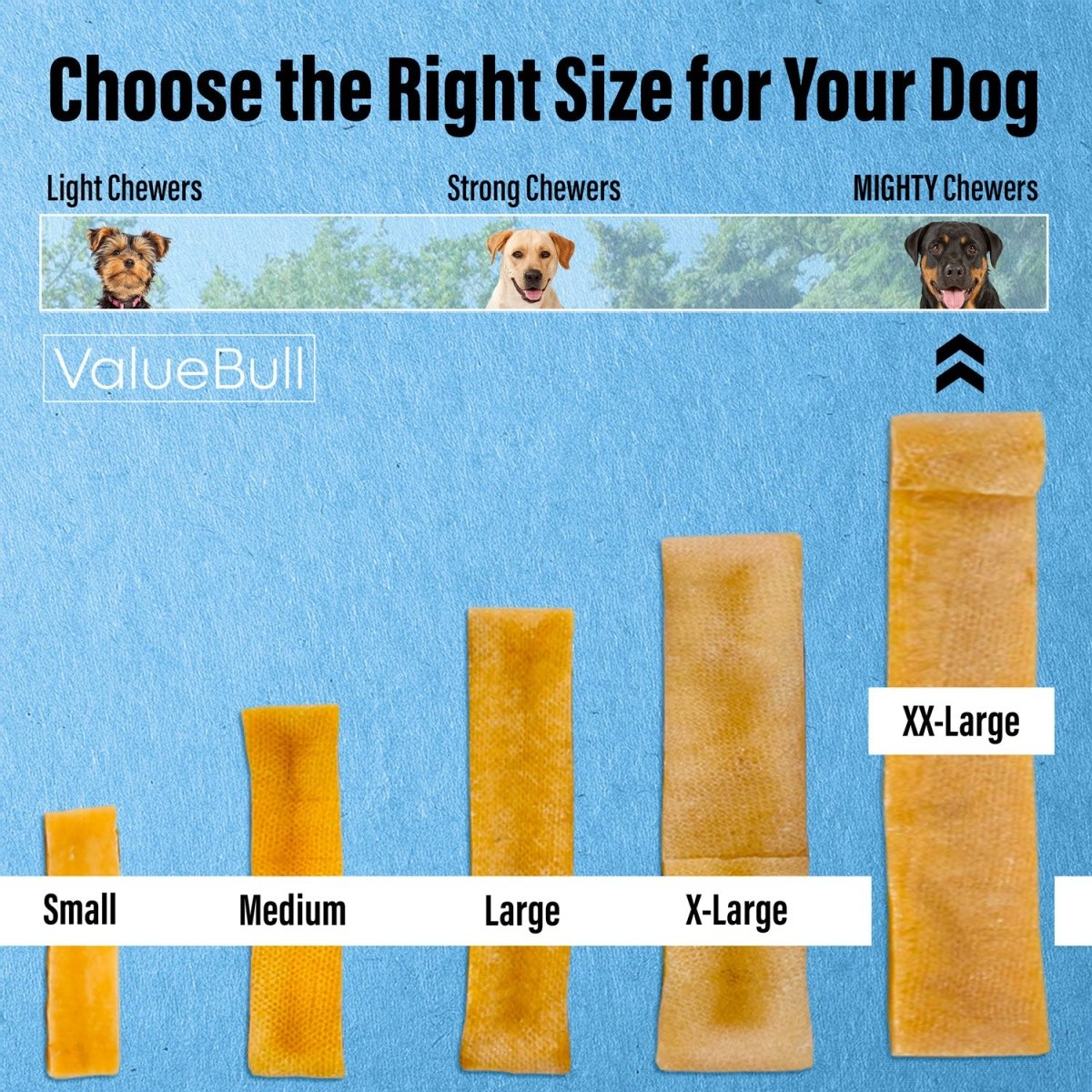 ValueBull Himalayan Yak Cheese Dog Chews, Extra Extra Large, 2 lb - ValuePetSupplies
