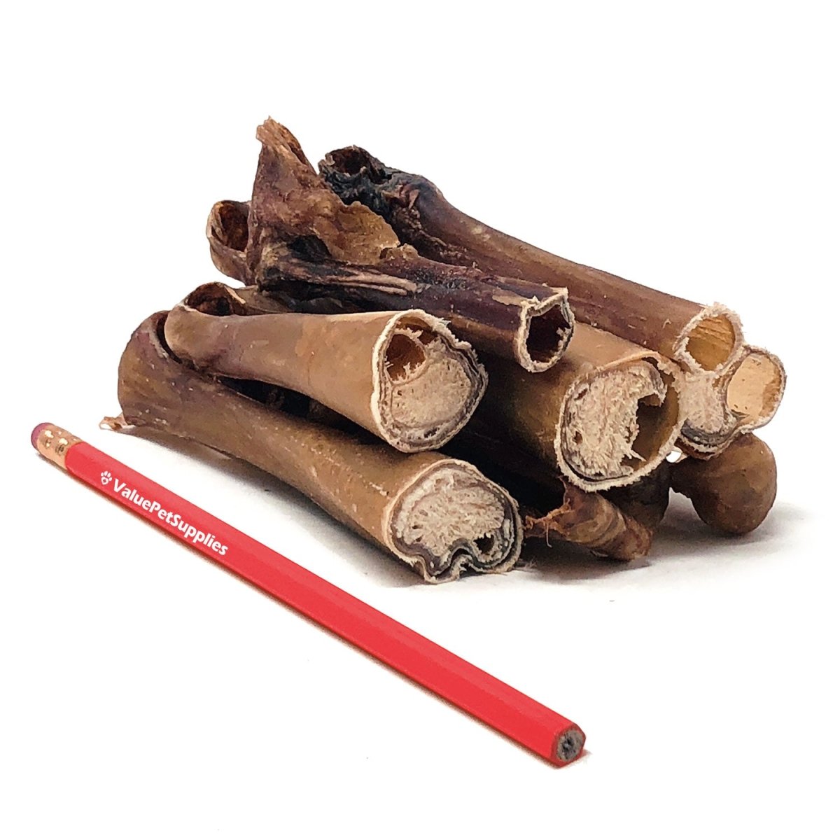 ValueBull Bully Stick Bits, Natural Dog Chews, 2 Pounds - ValuePetSupplies