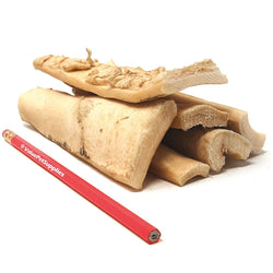 ValueBull Beef Cheek Slices, Long Lasting Dog Chews, Thick 4 - 6 Inch, 480 Count Bulk Pack - ValuePetSupplies