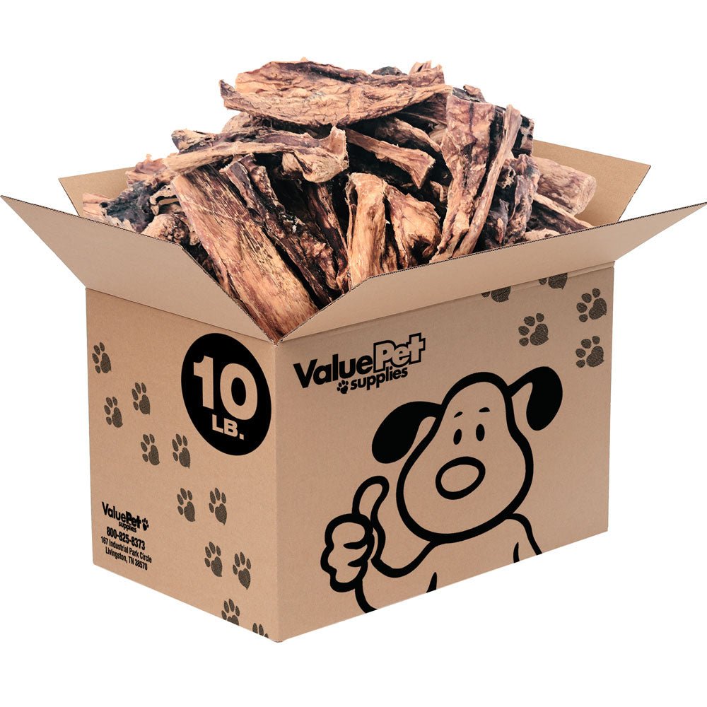 ValueBull Beef Lung Sticks, Premium 10 Pounds BULK PACK - ValuePetSupplies