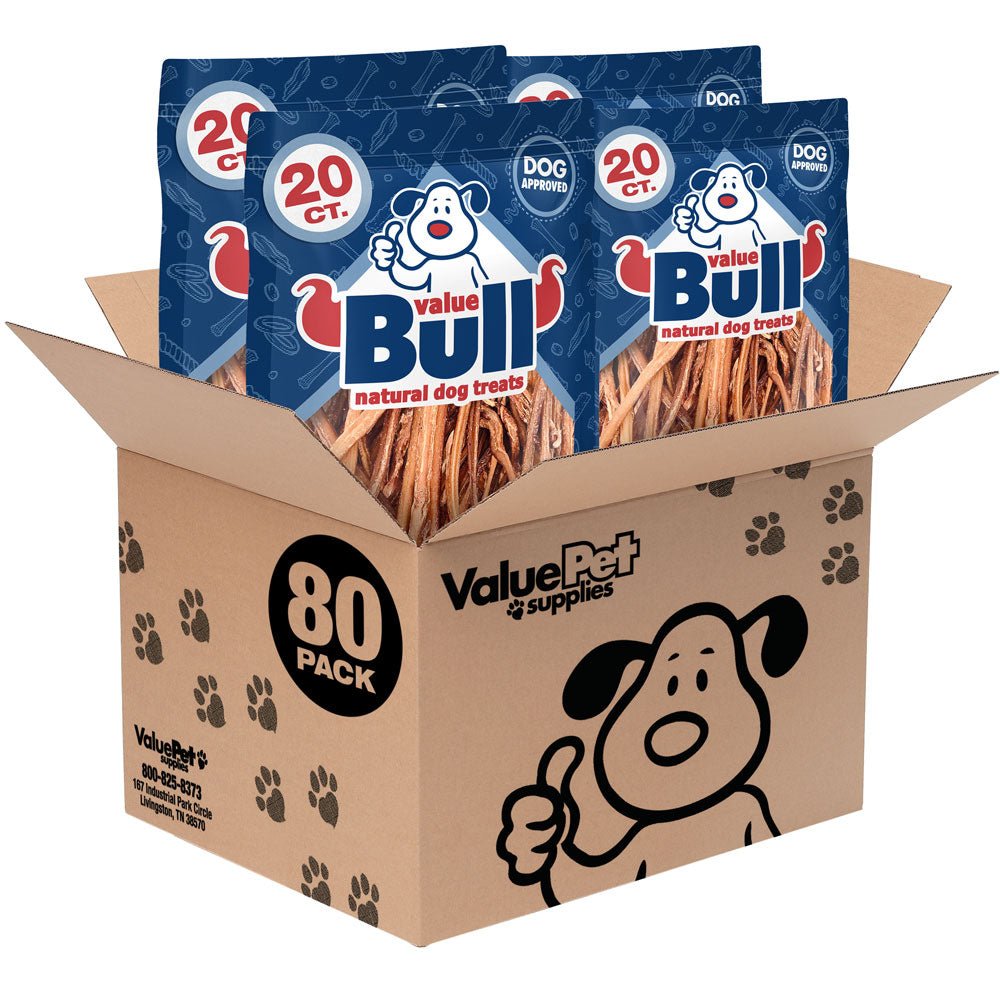 ValueBull Lamb Pizzle Sticks, 80 Count - ValuePetSupplies