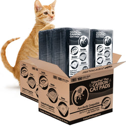 ValuePad Plus Cat Litter Pads, 16.9x11.4 Inch, Carbon, 200 Count - Breeze Compatible Refills BULK PACK - ValuePetSupplies