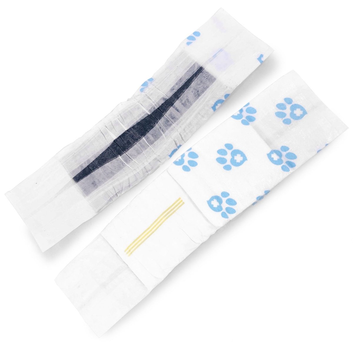 ValueWrap Male Wraps, Disposable Dog Diapers, Carbon, 1 - Tab Extra Small, 144 Count - ValuePetSupplies