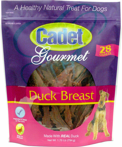 Cadet Duck Breast Dog Treats, Gourmet, 1.75 Pound, 16 Pack