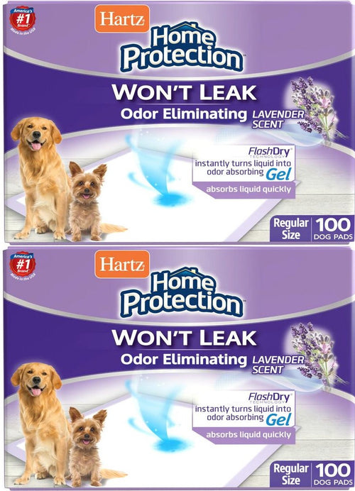 Hartz Home Protection Lavender Odor Eliminating Pads 200ct (2 x 100ct)