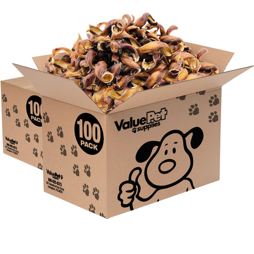 ValueBull Curly Bully Sticks, 4-6 Inch, 200 Count BULK PACK
