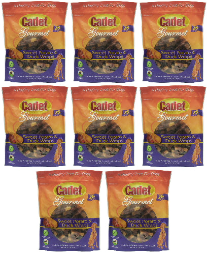Cadet Gourmet Sweet Potato & Duck Wraps 14lb (8 x 28oz)