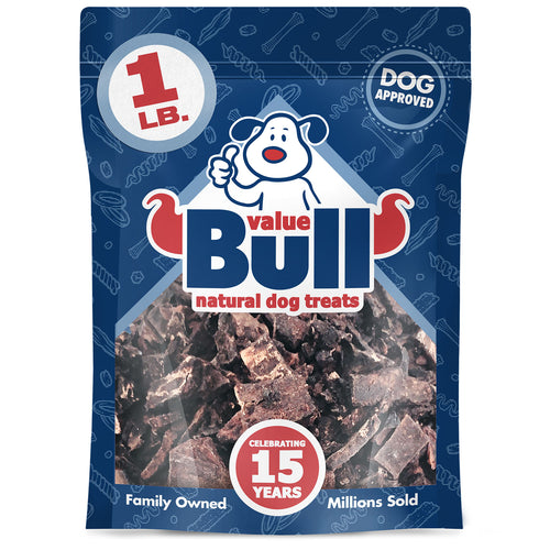 ValueBull USA Beef Liver Tips Dog Chews, 0-2 Inch, 3 Pounds