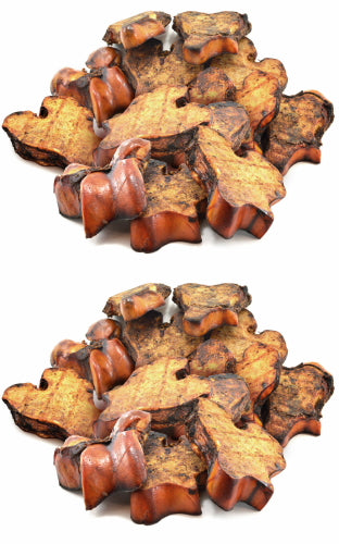 ValueBull USA Beef Knuckle Dog Bones Slices, Hickory-Smoked, 28 Count