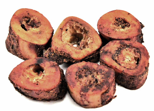 ValueBull USA Beef Femur Bone Slices Dog Chews, 2-3 Inch, Hickory-Smoked, 30 Count