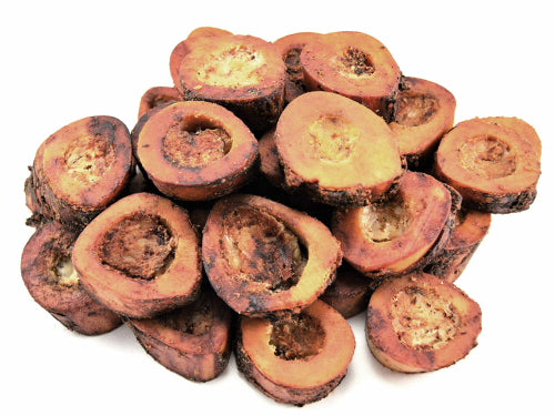 ValueBull USA Beef Femur Bone Slices Dog Chews, 2-3 Inch, Hickory-Smoked, 60 Count