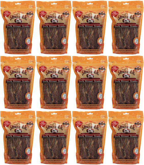 Smokehouse Duck Breast Tenders Dog Chews, 8 Ounce, 12 Pack