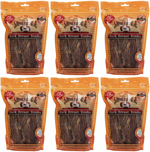 Smokehouse Duck Breast Tenders Dog Chews, 8 Ounce, 6 Pack