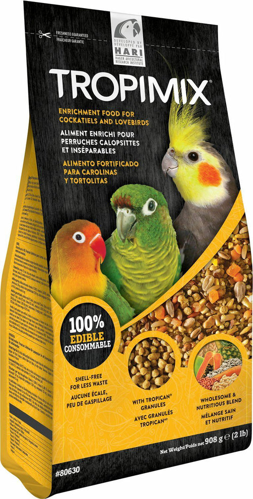 Tropimix Enrichment Food for Cockatiels & Lovebirds, 2 Pound