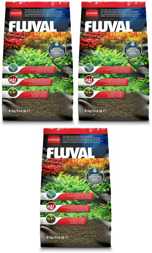 Fluval Plant and Shrimp Stratum, 17.6 Pound, 3 Pack